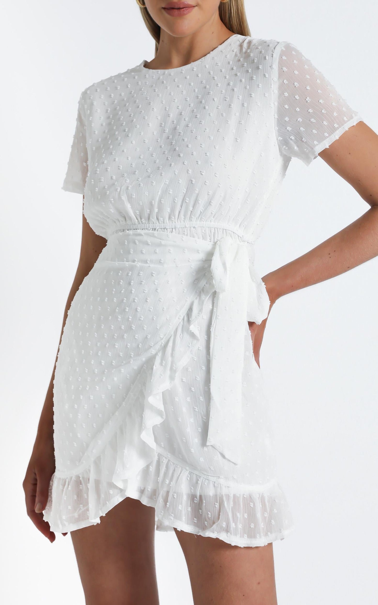 Perfect Solution Dress In White