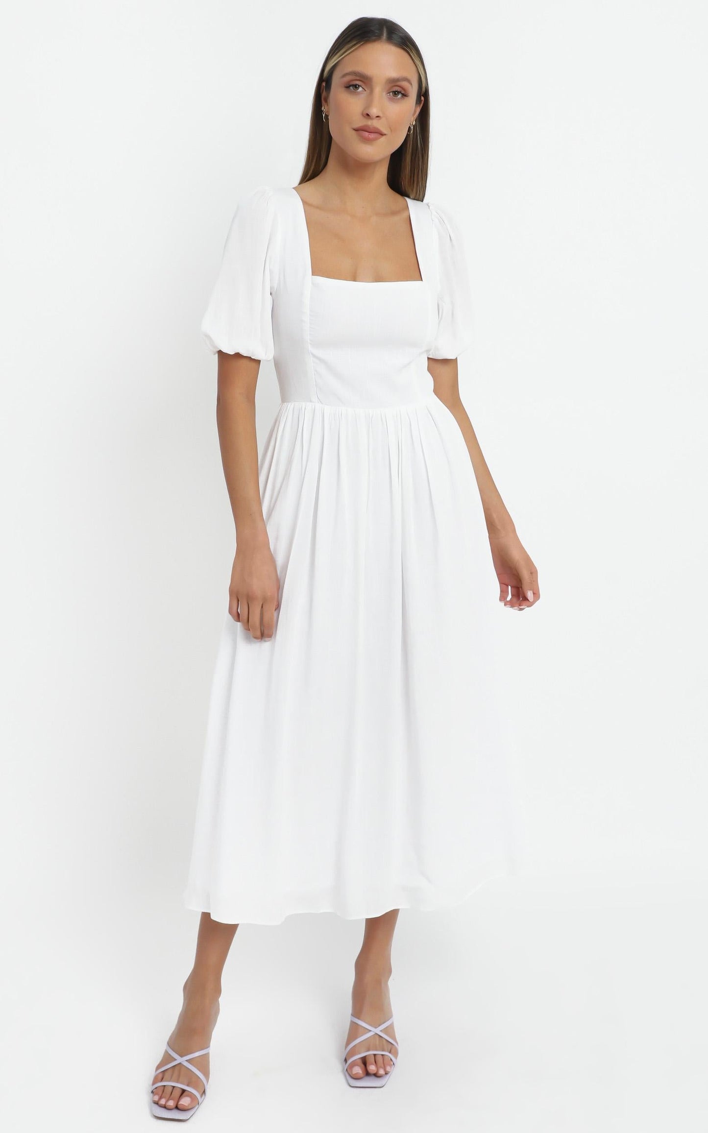 Poppy Dress in White