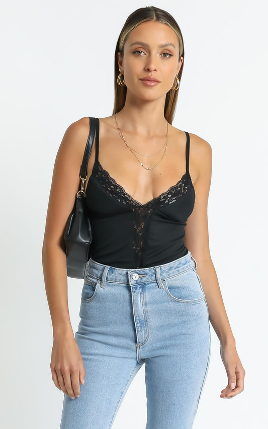 Sofie Bodysuit in Black