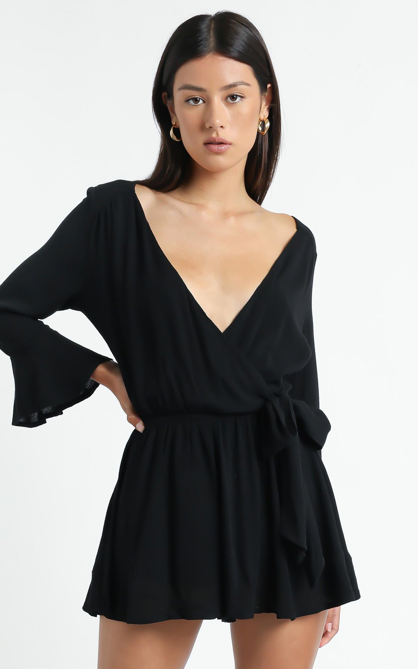 Sunday Breeze Playsuit in Black