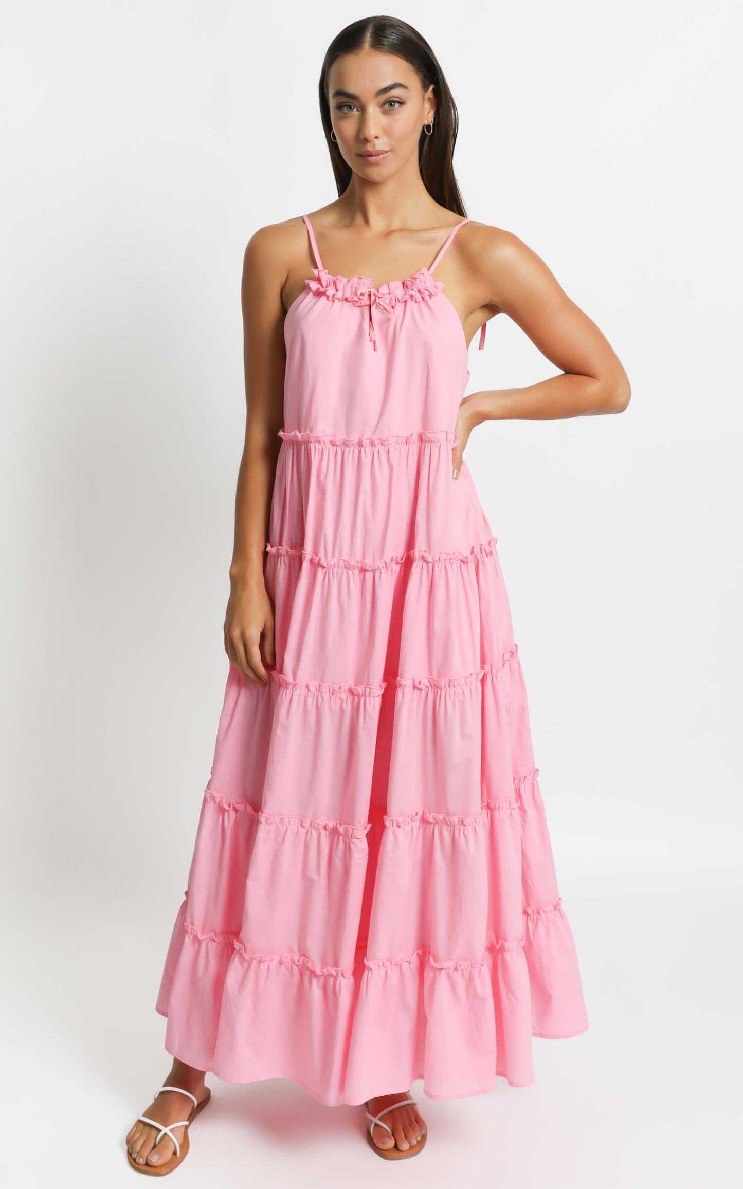 Charlie Holiday - Senorita Maxi Dress in Bubblegum