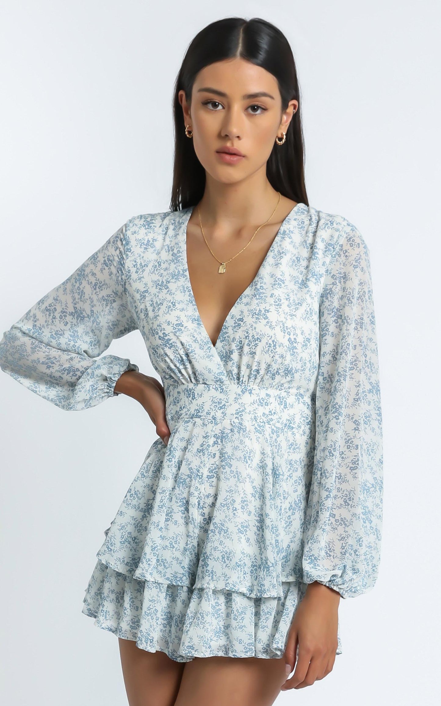 Monique Playsuit in Blue