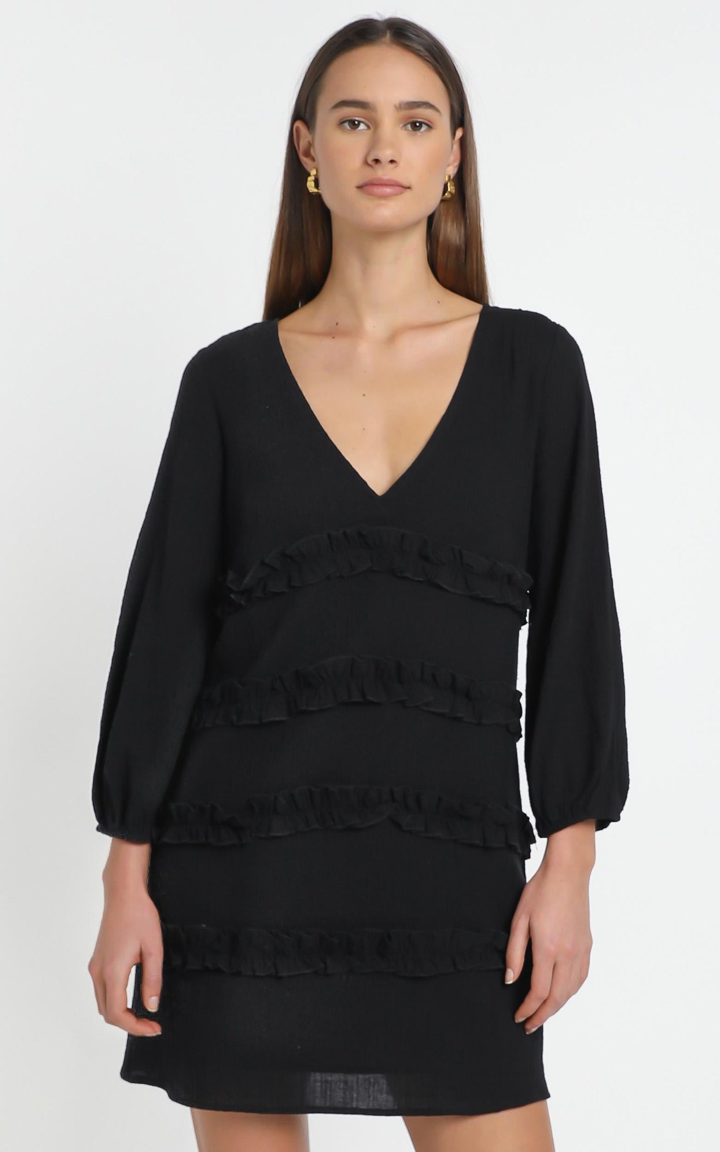 Sweetest Cheer Dress in black
