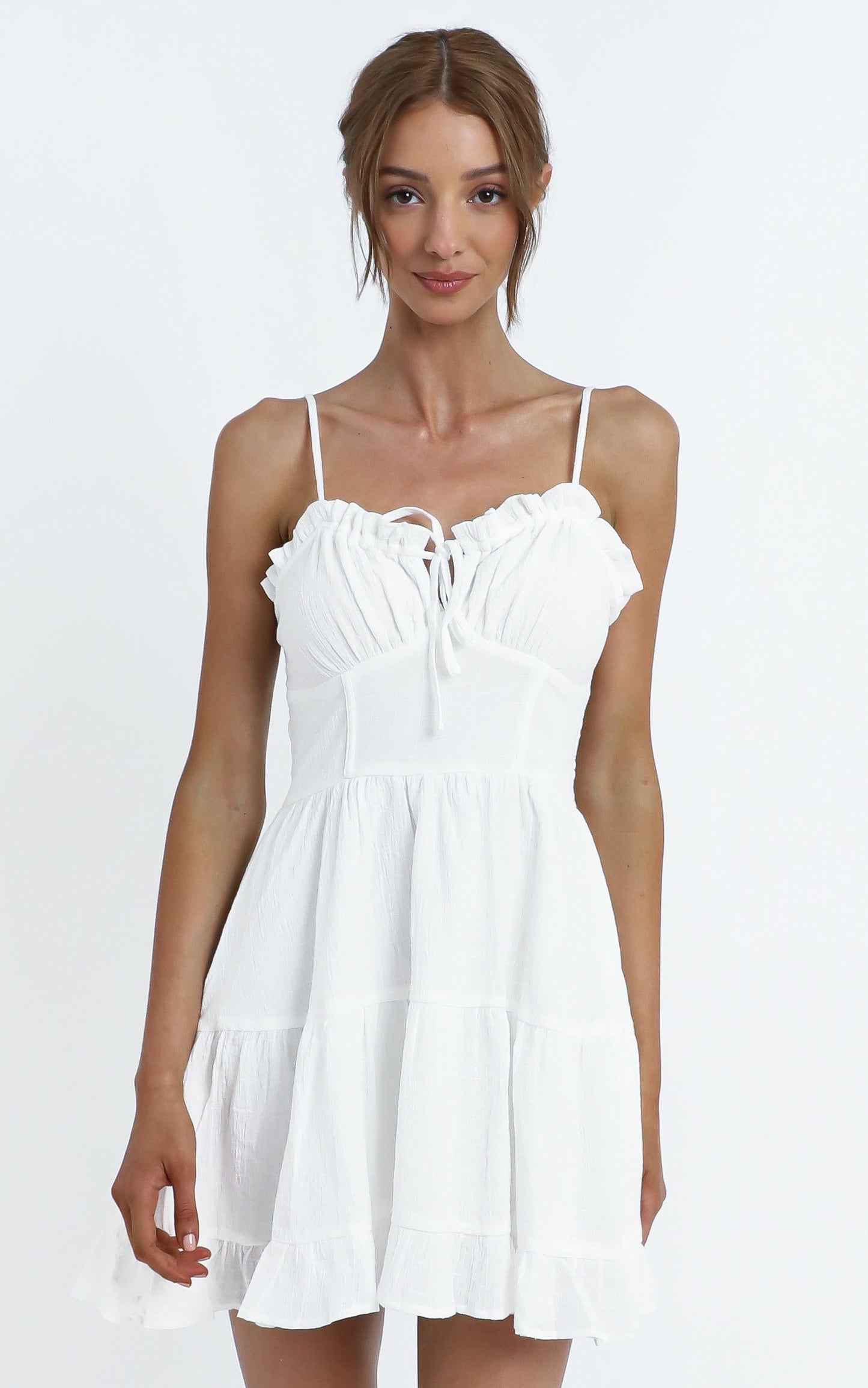Abigail Dress in White