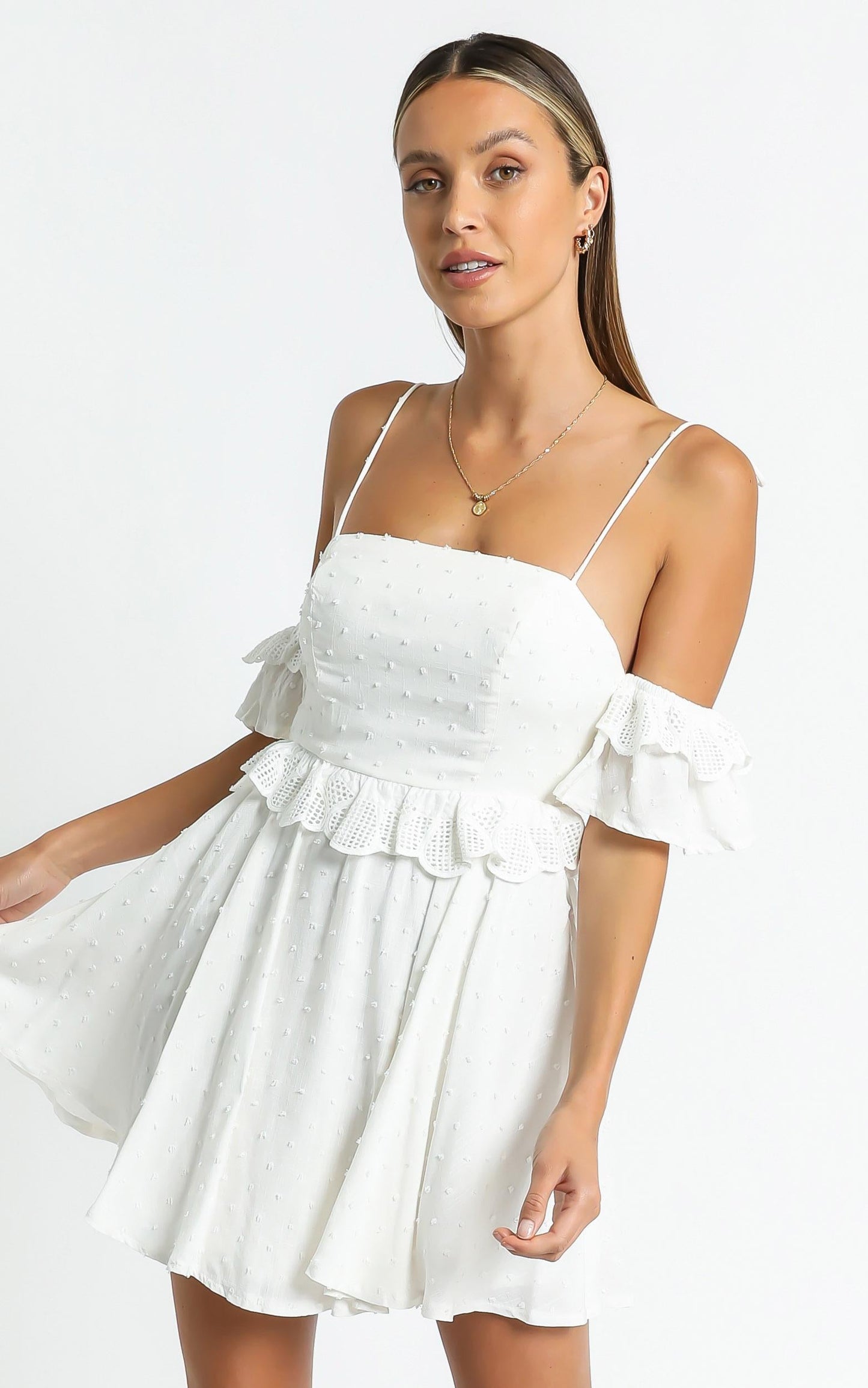 Ziggy Dress in White