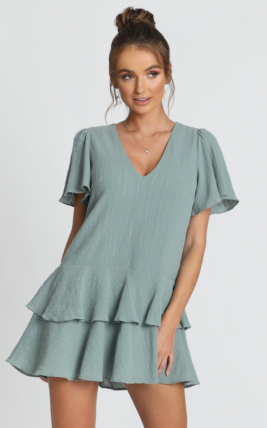 Bahama Baby Dress in Sage