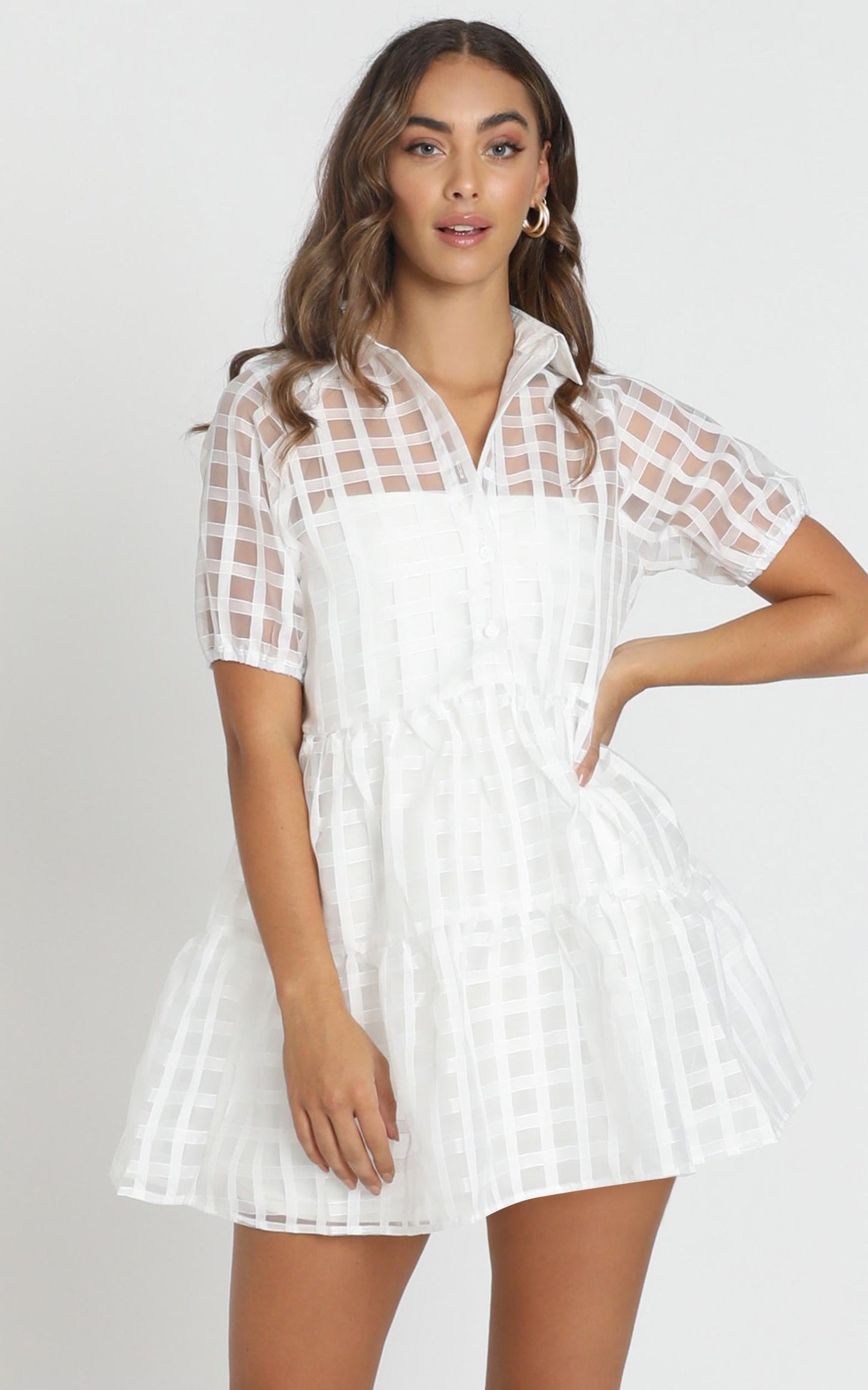 Bold Courage Dress in White