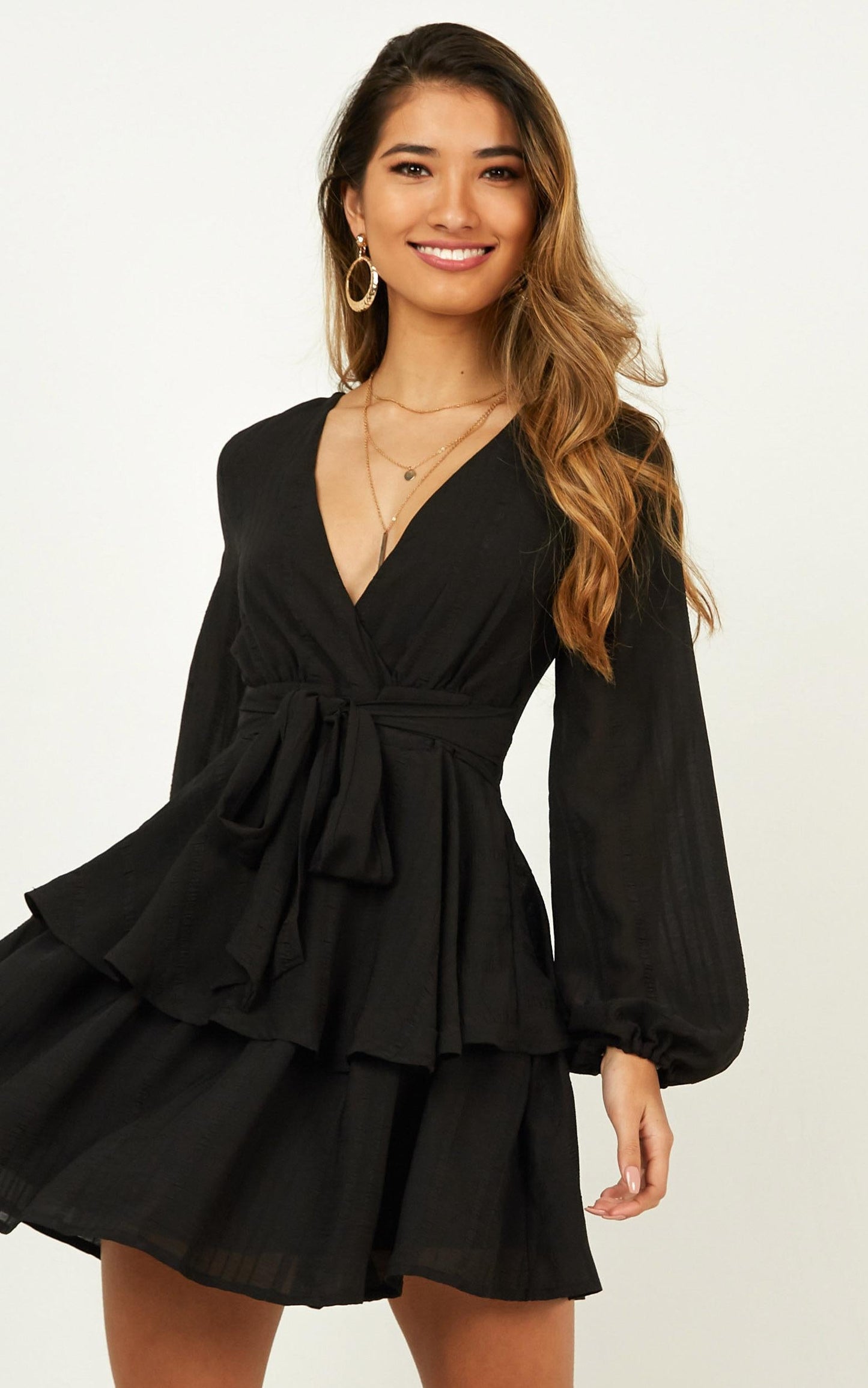 Breaks Like A Heart Dress in Black