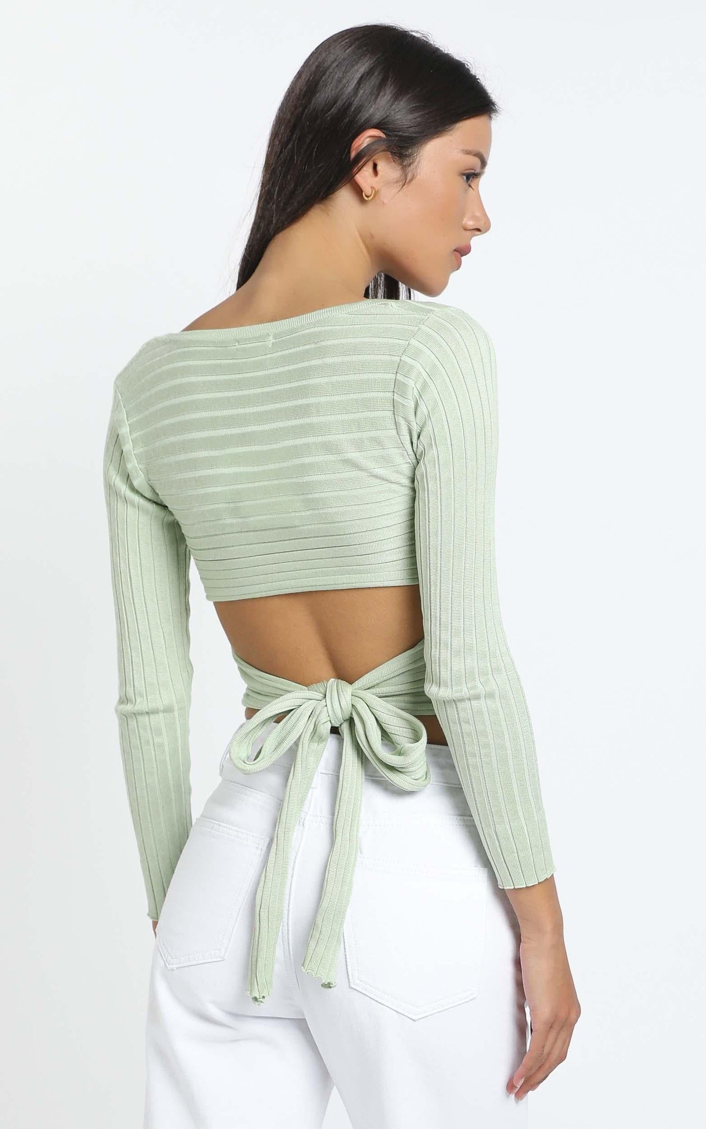 Brennan Knit Top in Sage