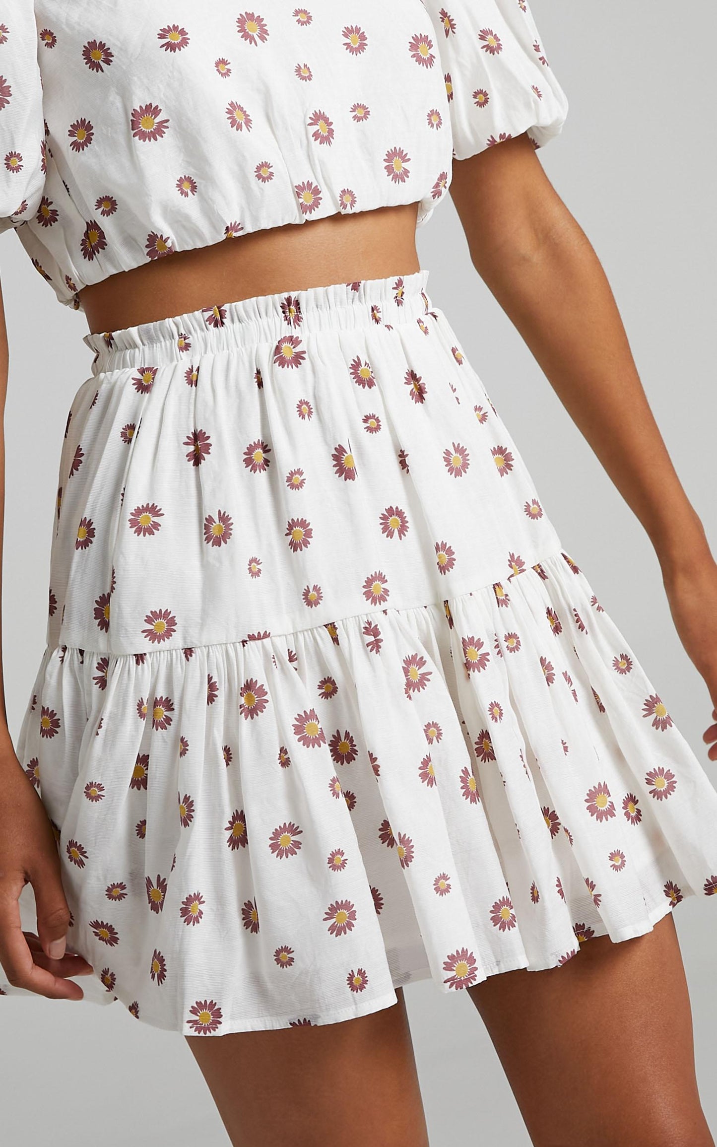 Carmentis Skirt in Blush Floral
