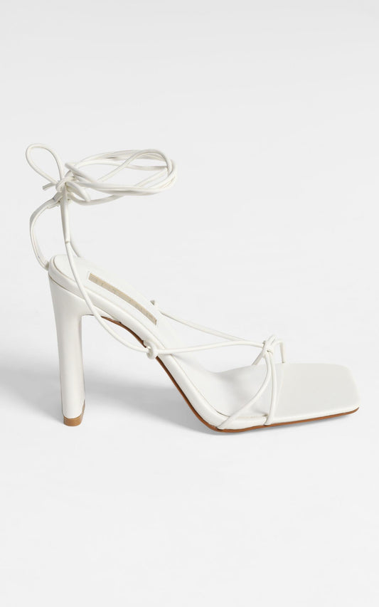 Billini - Clarissa Block Heels in White