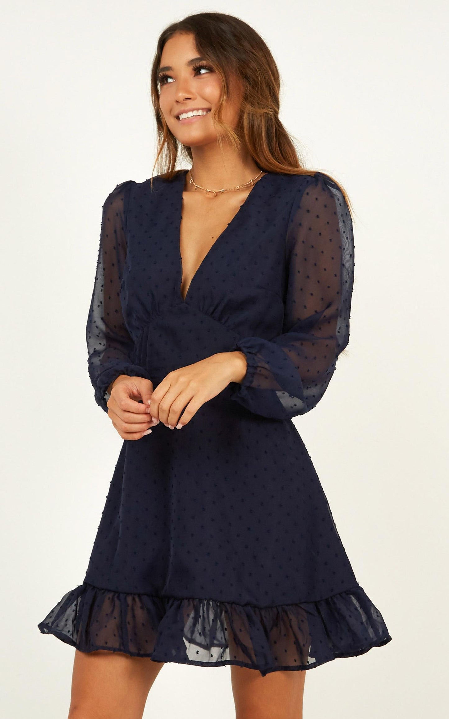 Classic Crush Dress in Navy