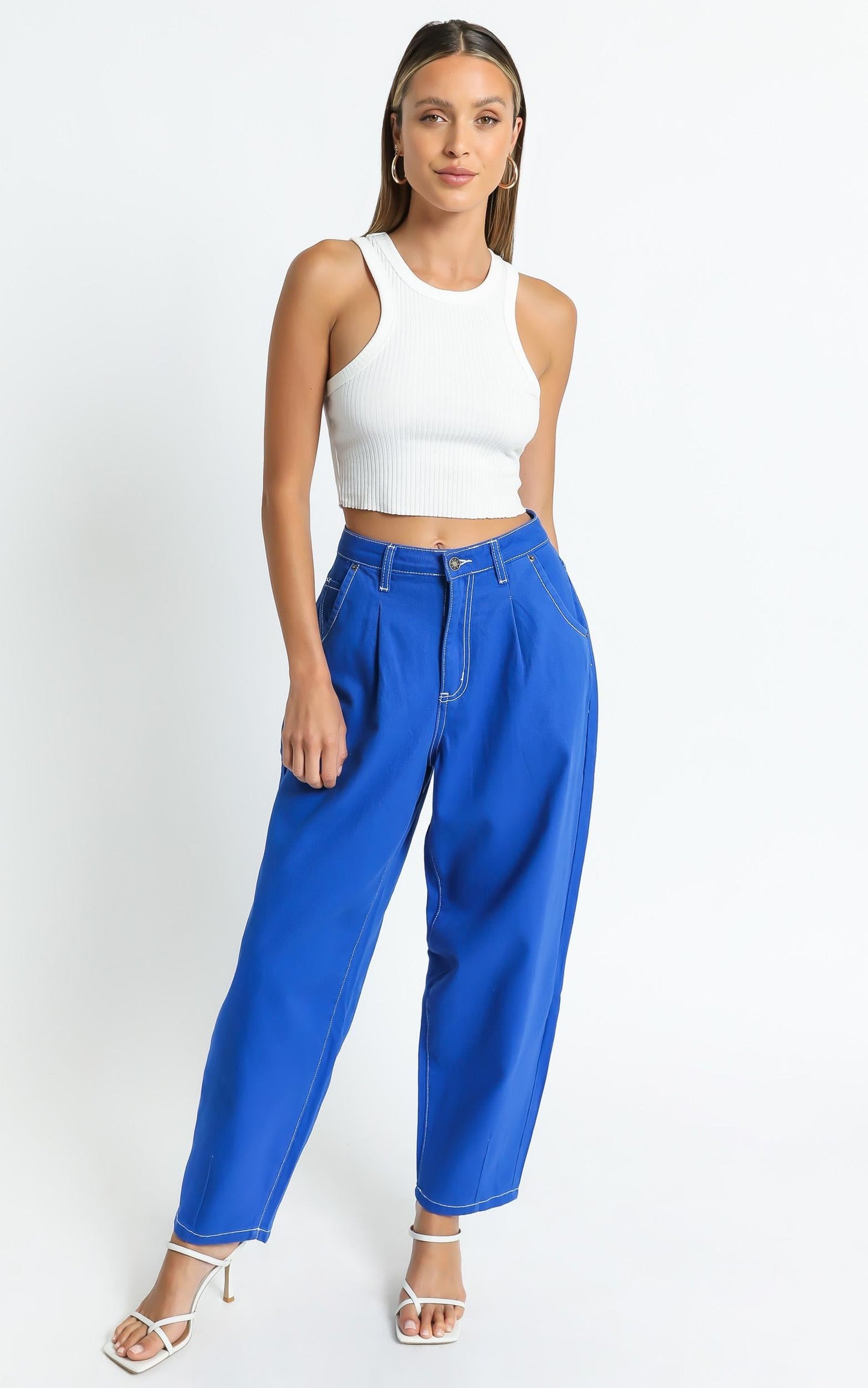 Lioness - On My Way Denim Jean in Cobalt Blue