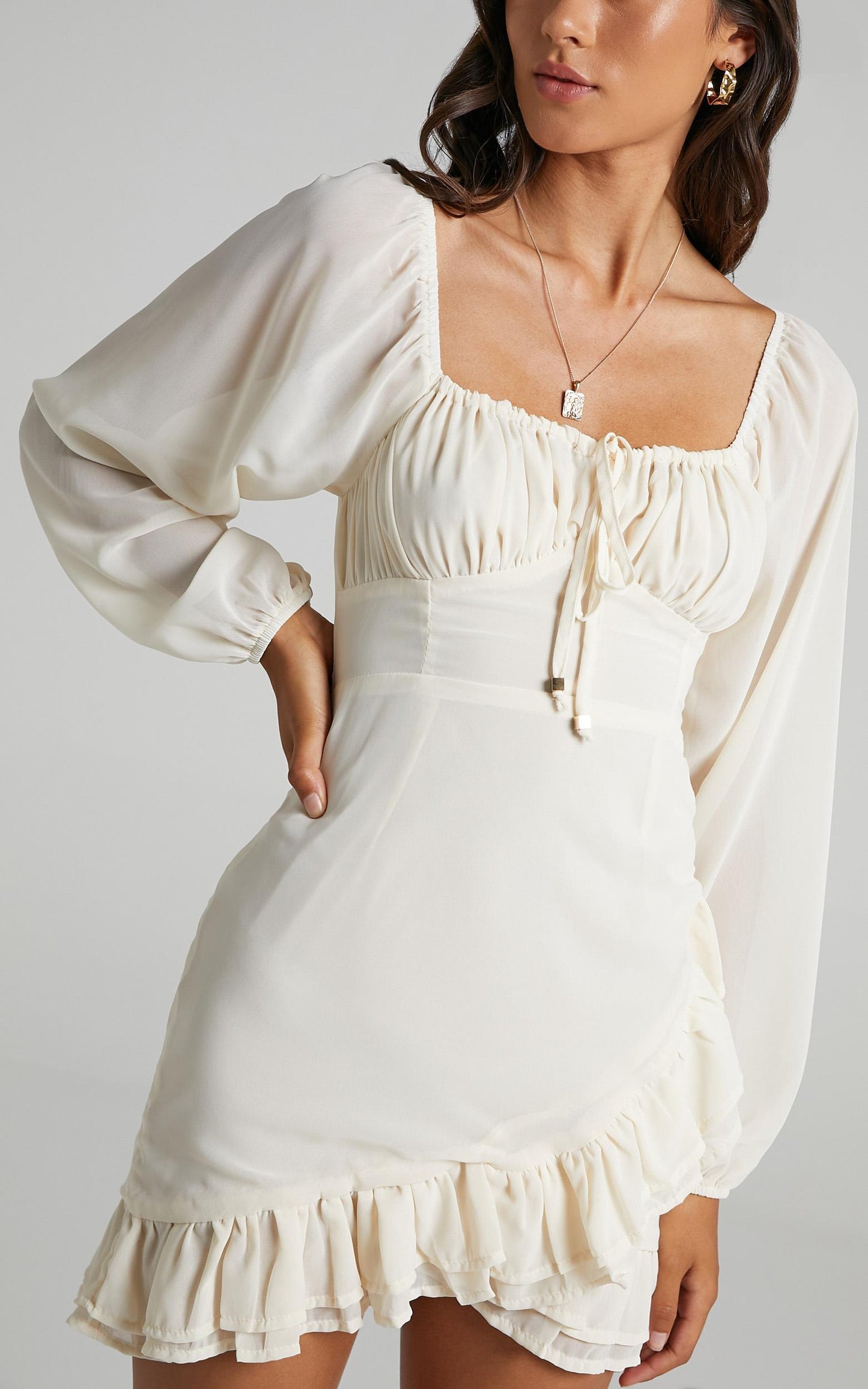 Jamesina Dress in Cream