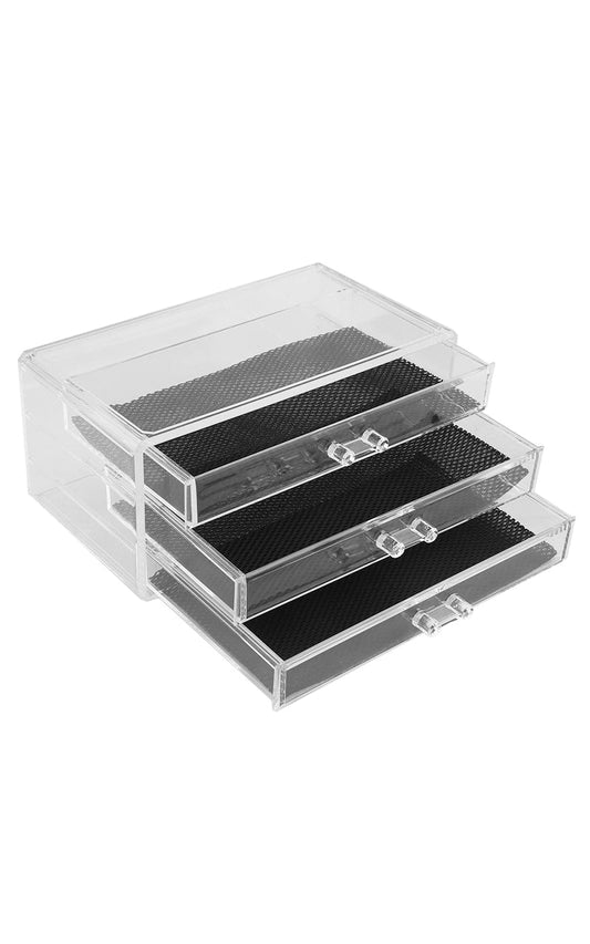 3-Drawer Acrylic Makeup Organiser