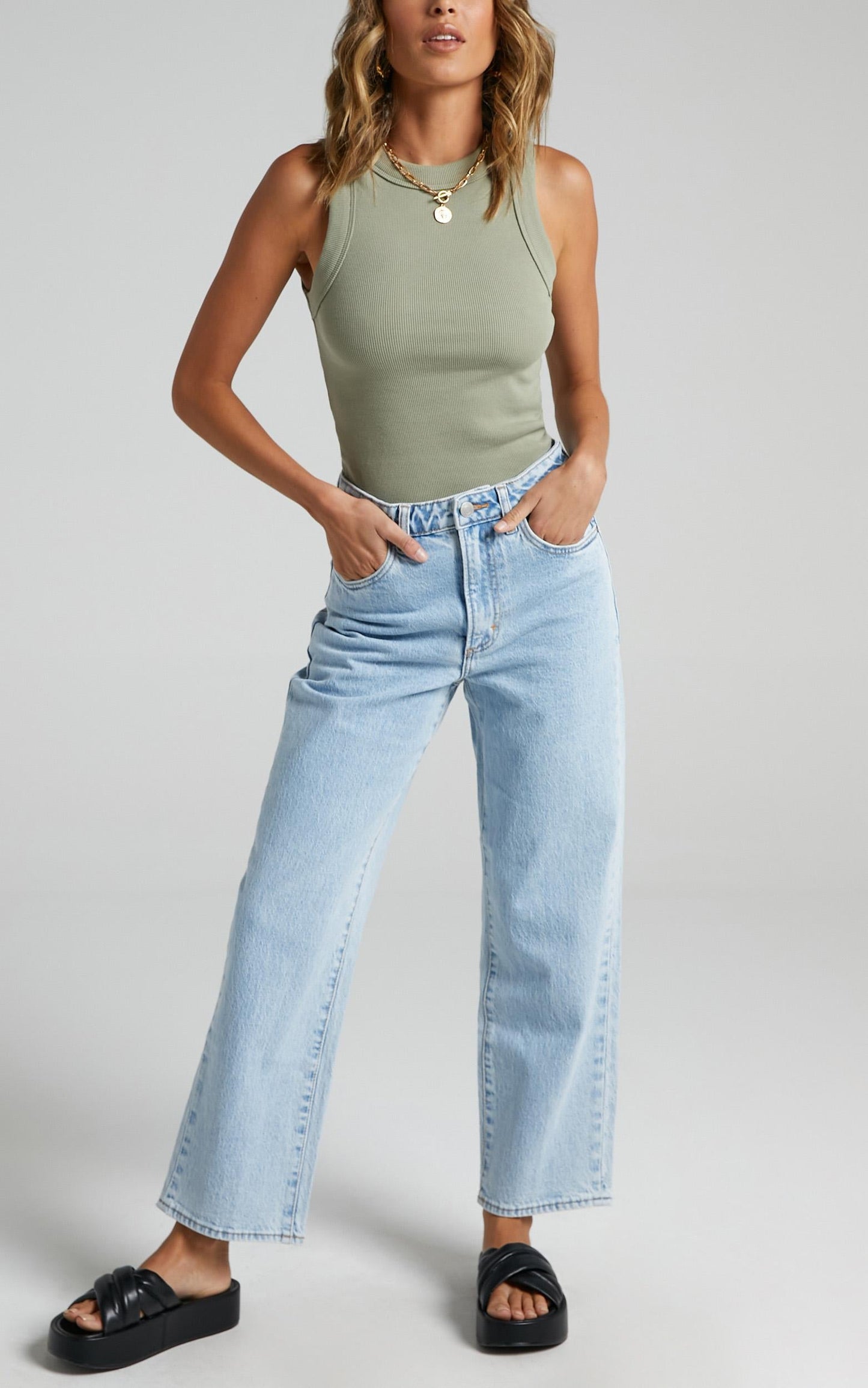 Neuw - Edie Straight Jean in Zero Vinyl
