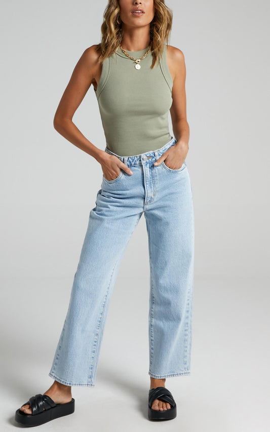 Neuw - Edie Straight Jean in Zero Vinyl