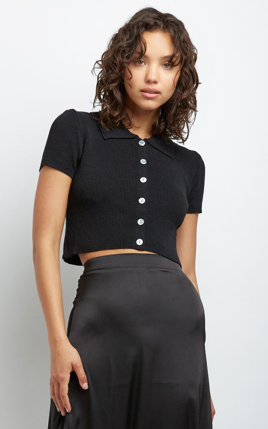 Nessa Top in Black