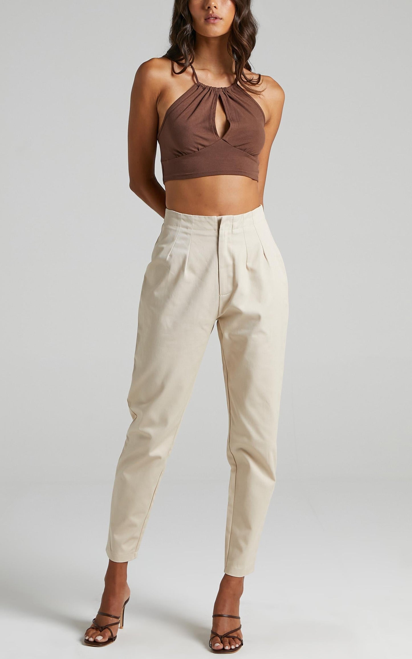 Delphine Pants in Beige