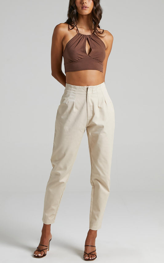 Delphine Pants in Beige