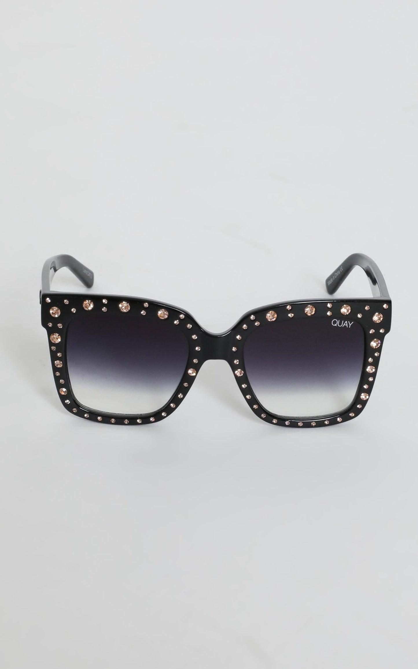Quay X Lizzo - Icy Sunglasses in Black and Fade Lens