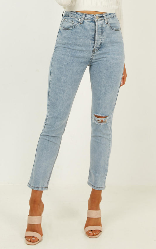 Jessie Jeans in light blue denim