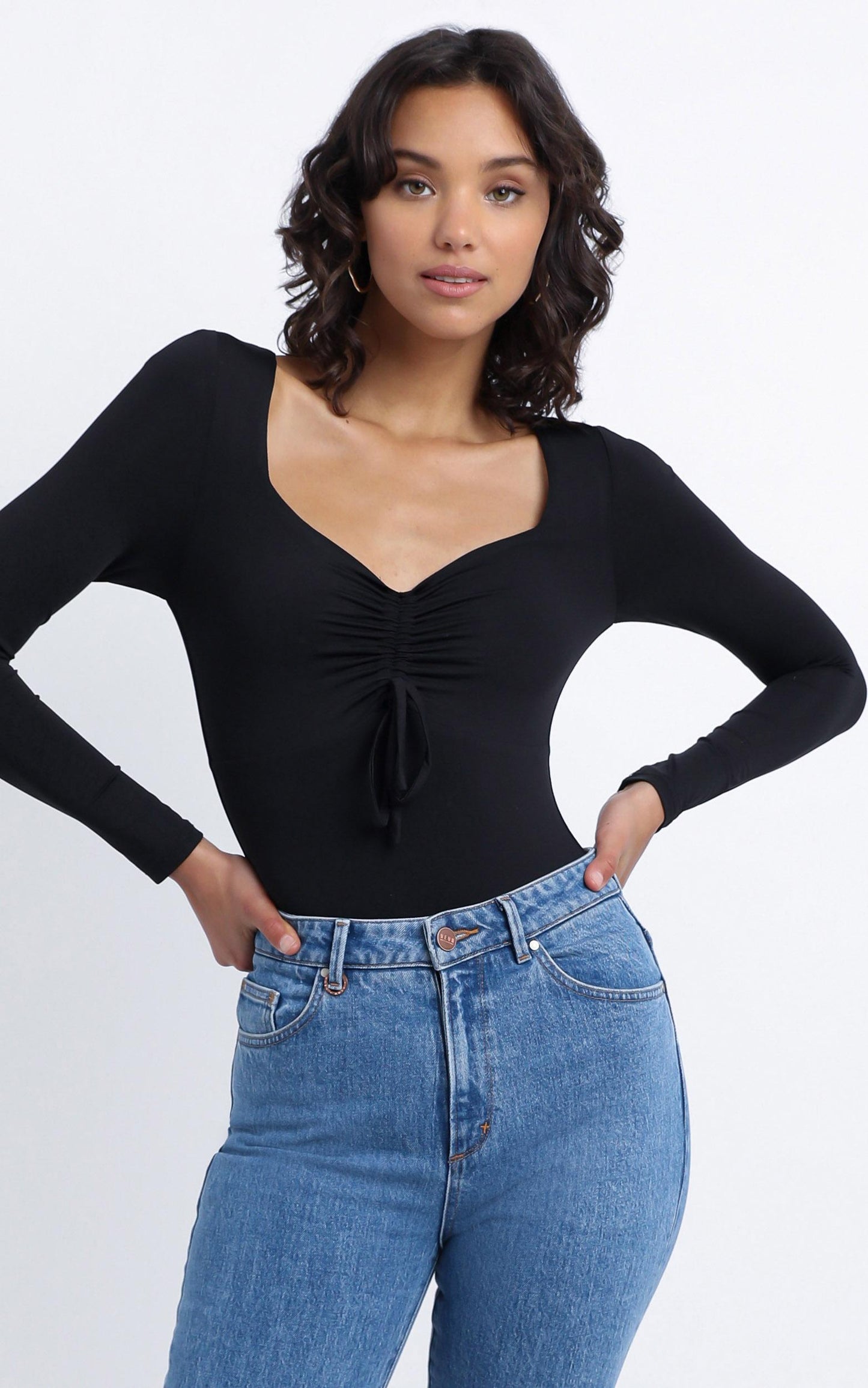 Kacey Bodysuit in Black