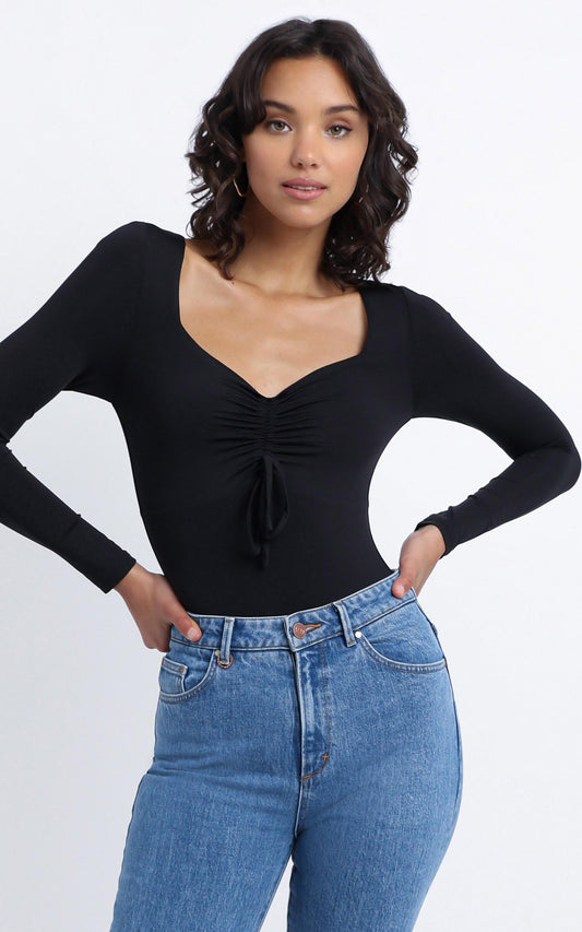 Kacey Bodysuit in Black