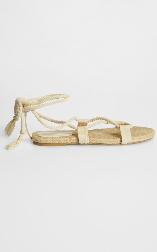 Billini - Kailey Sandals in Natural Linen