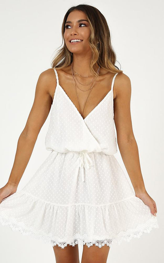 La Parisienne Dress In White