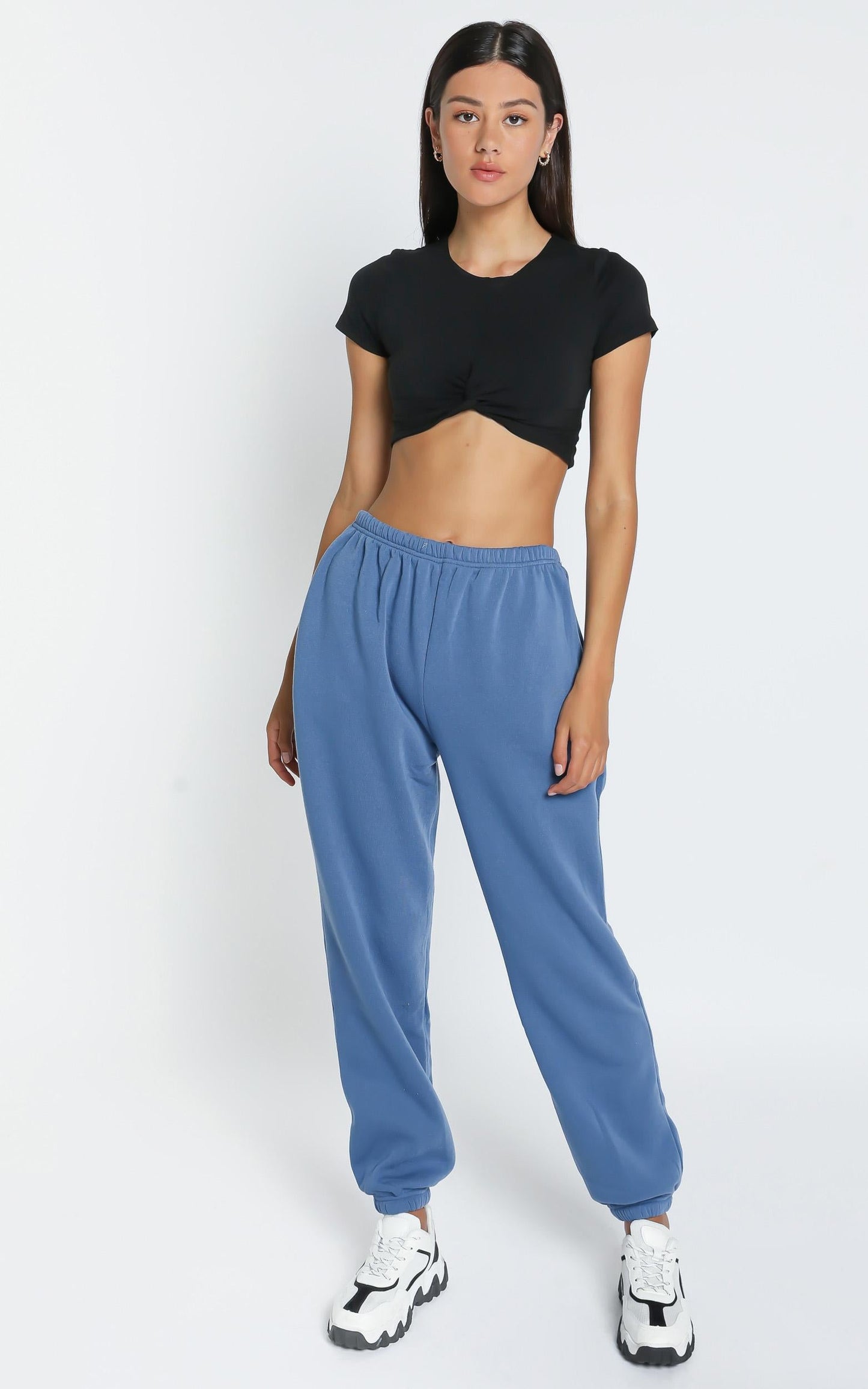 Lioness - Academy Sweatpants in Dusty Blue