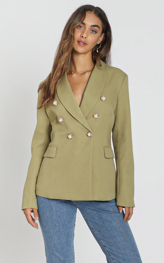 Lioness - The Kendall Blazer In Pistachio