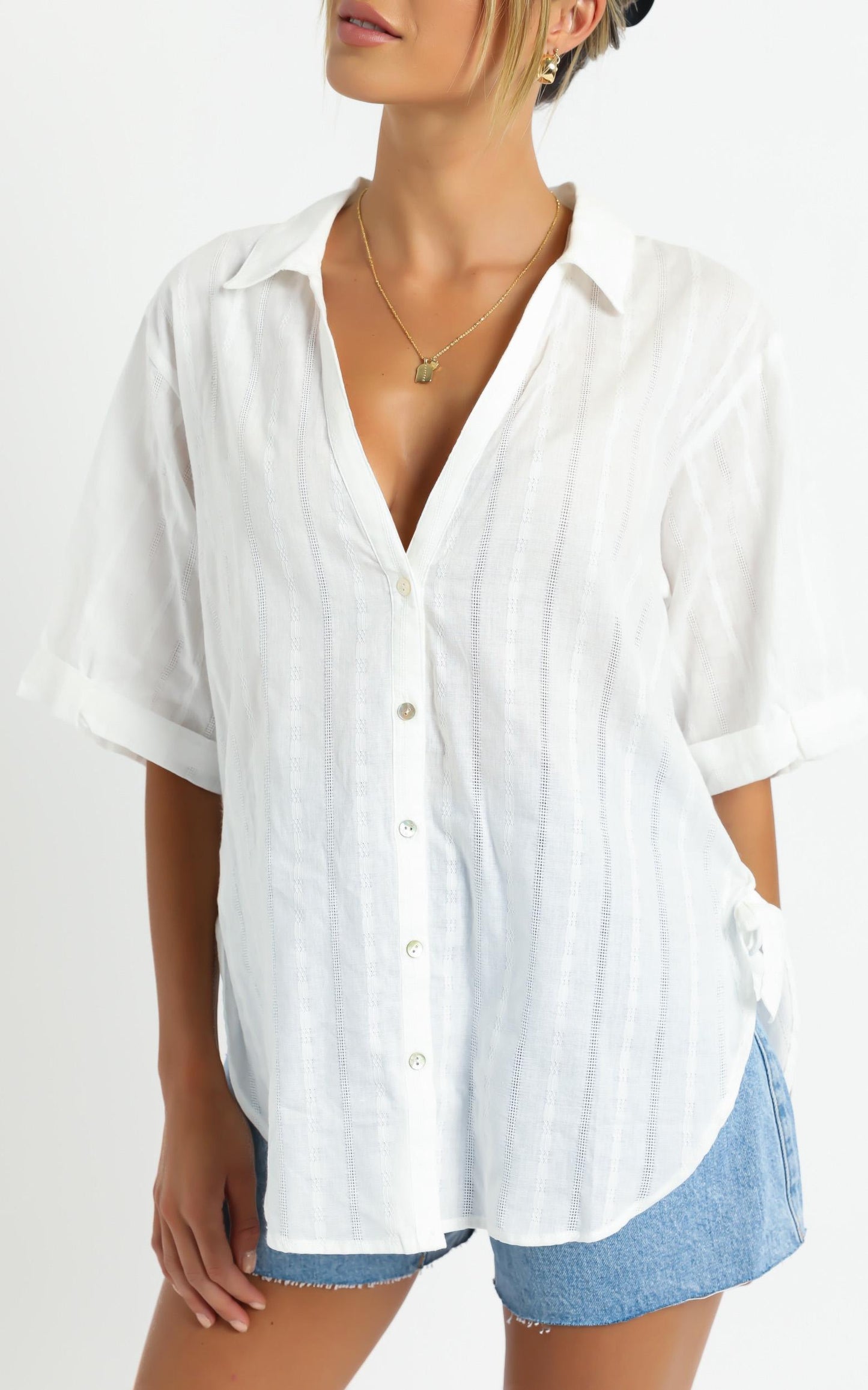 Love No More Shirt in White