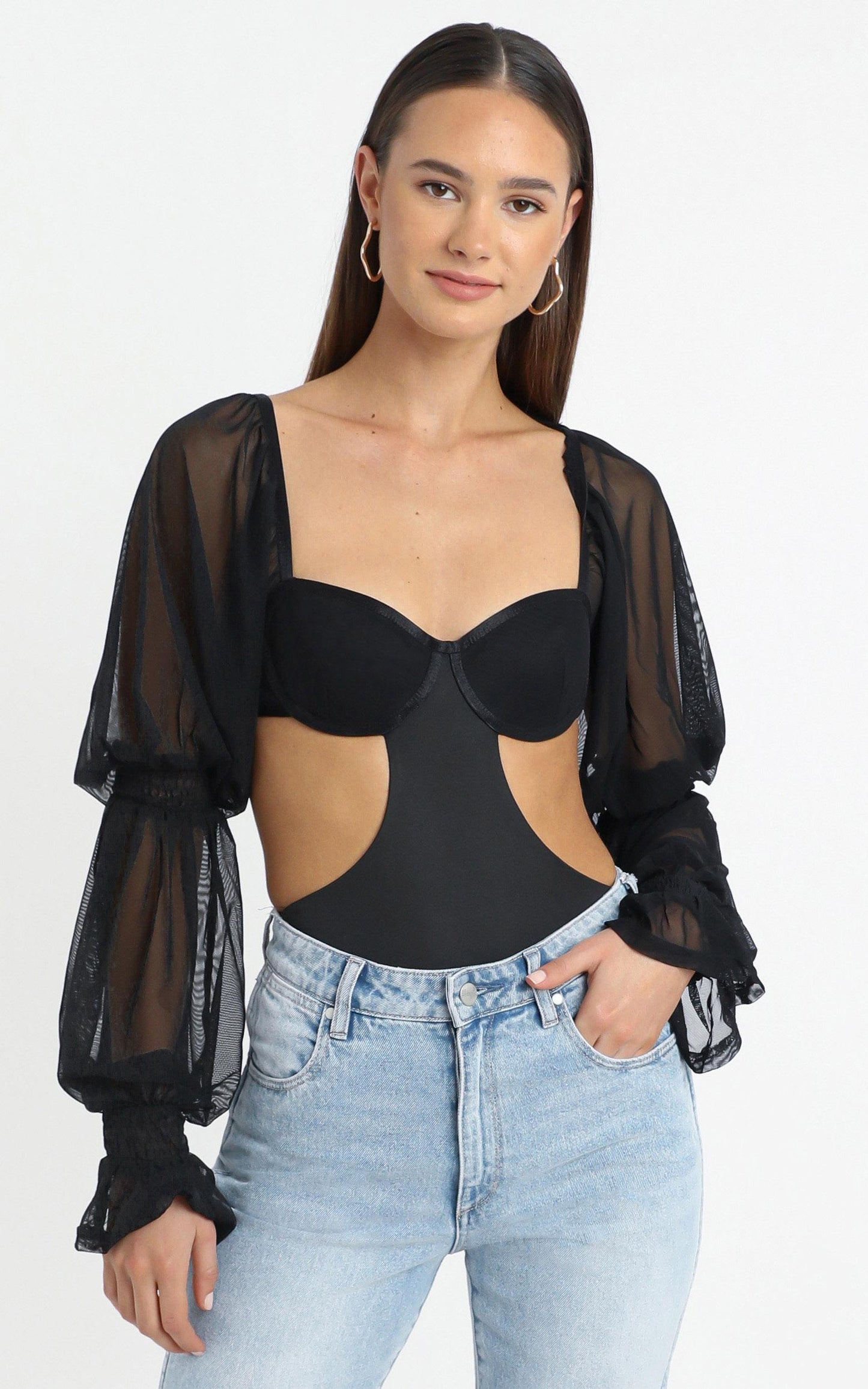 ZYA The Label - Lolita Bodysuit in Black