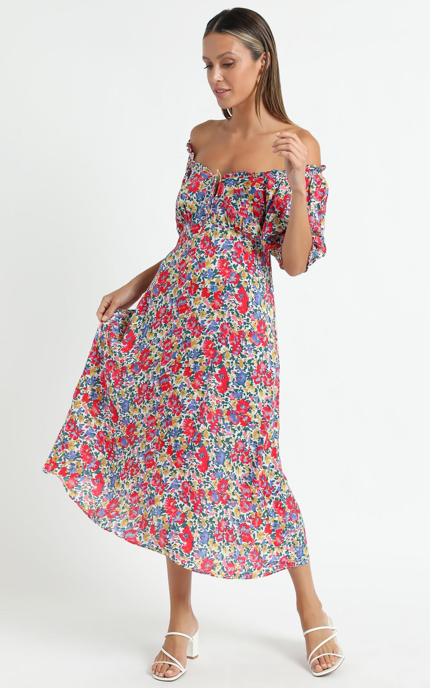 Louisiana Dress in Multi Floral