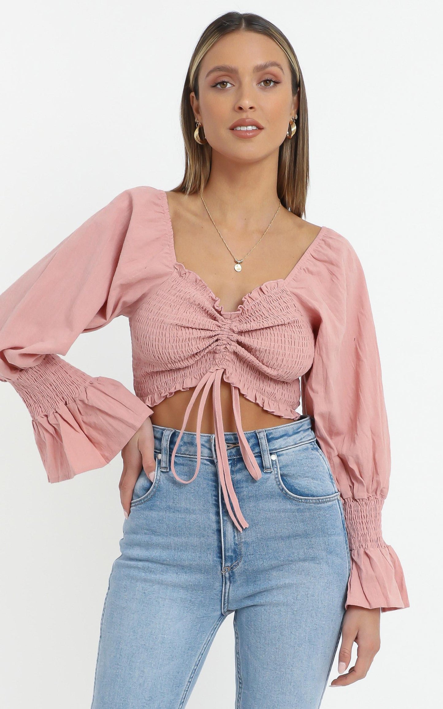 Magana Top in Blush