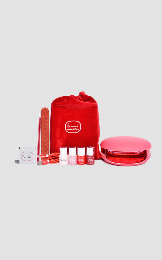 Le Mini Macaron - Le Maxi Gel Manicure Kit in Rouge & Moi