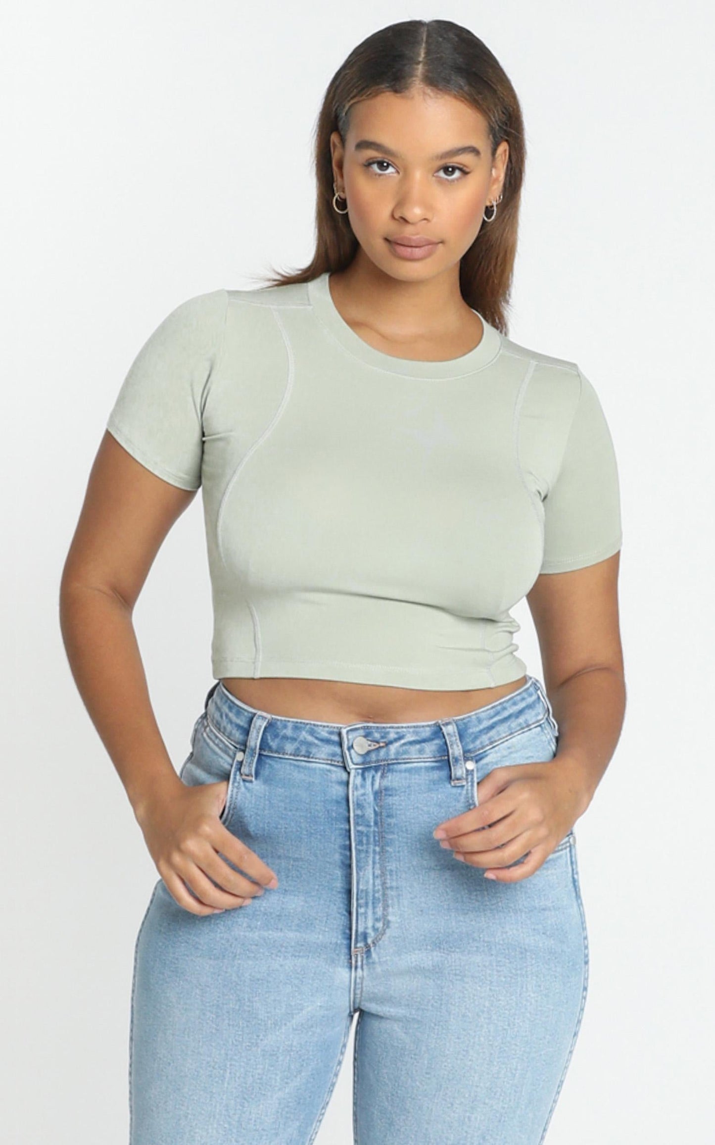 Morgan Top in Sage