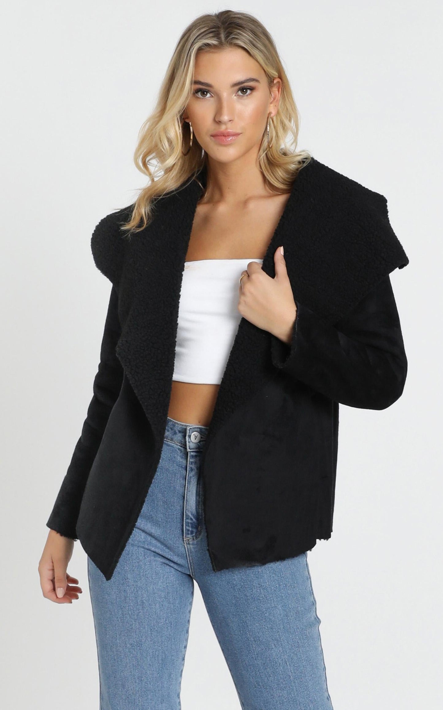 Mornings End Coat In Black
