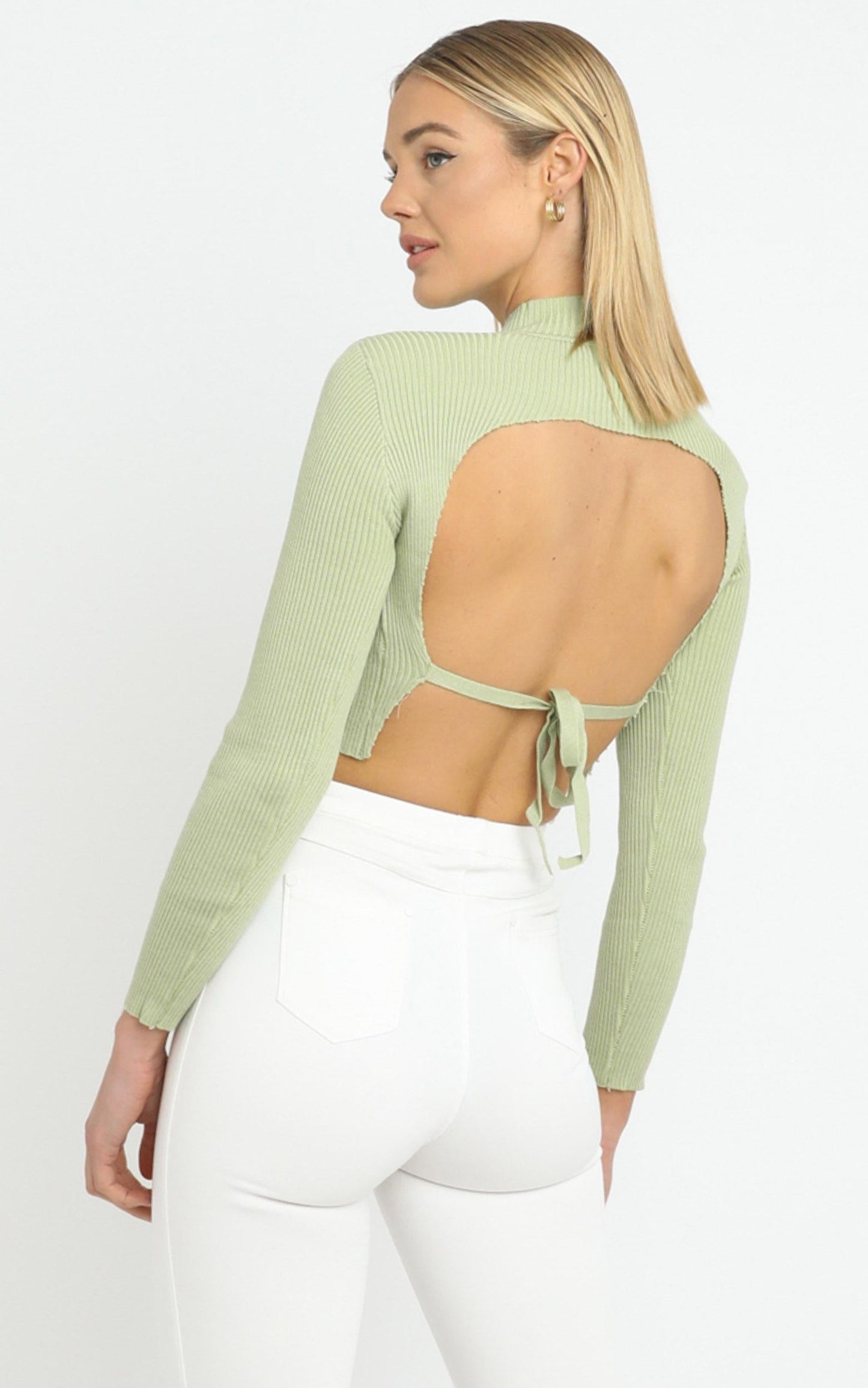 Portia Knit Top in Sage