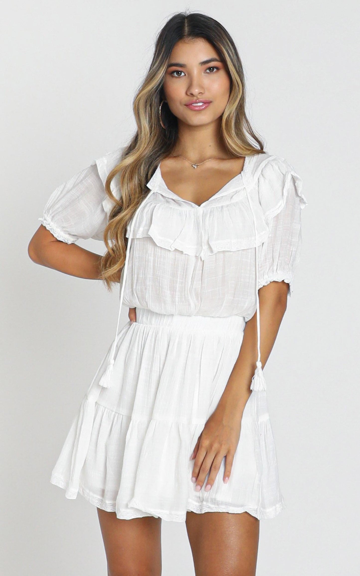 Poughkeepsie Dress in White