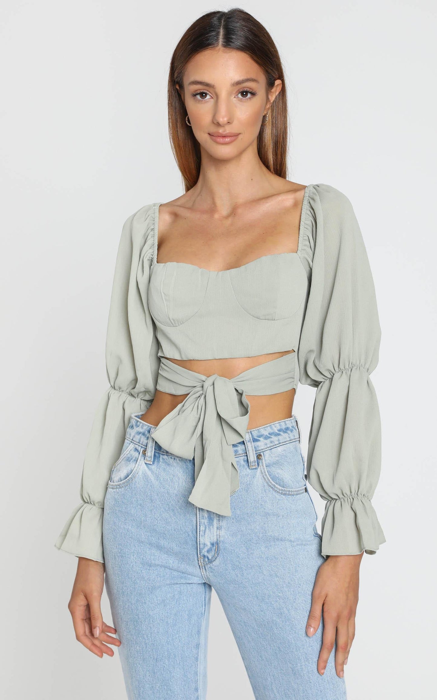 Reagan Top in Sage