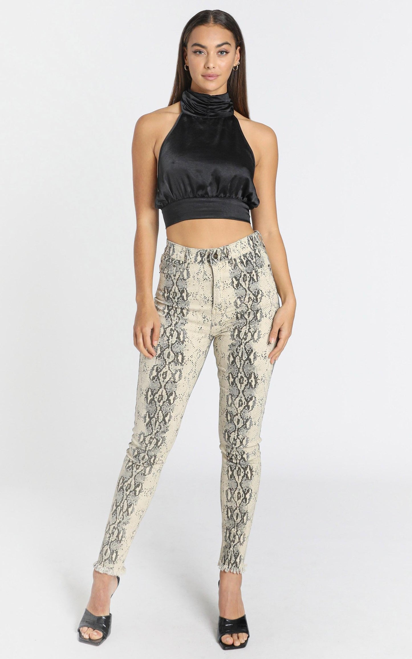 Lioness - Better Than Revenge Pants in Snake Print