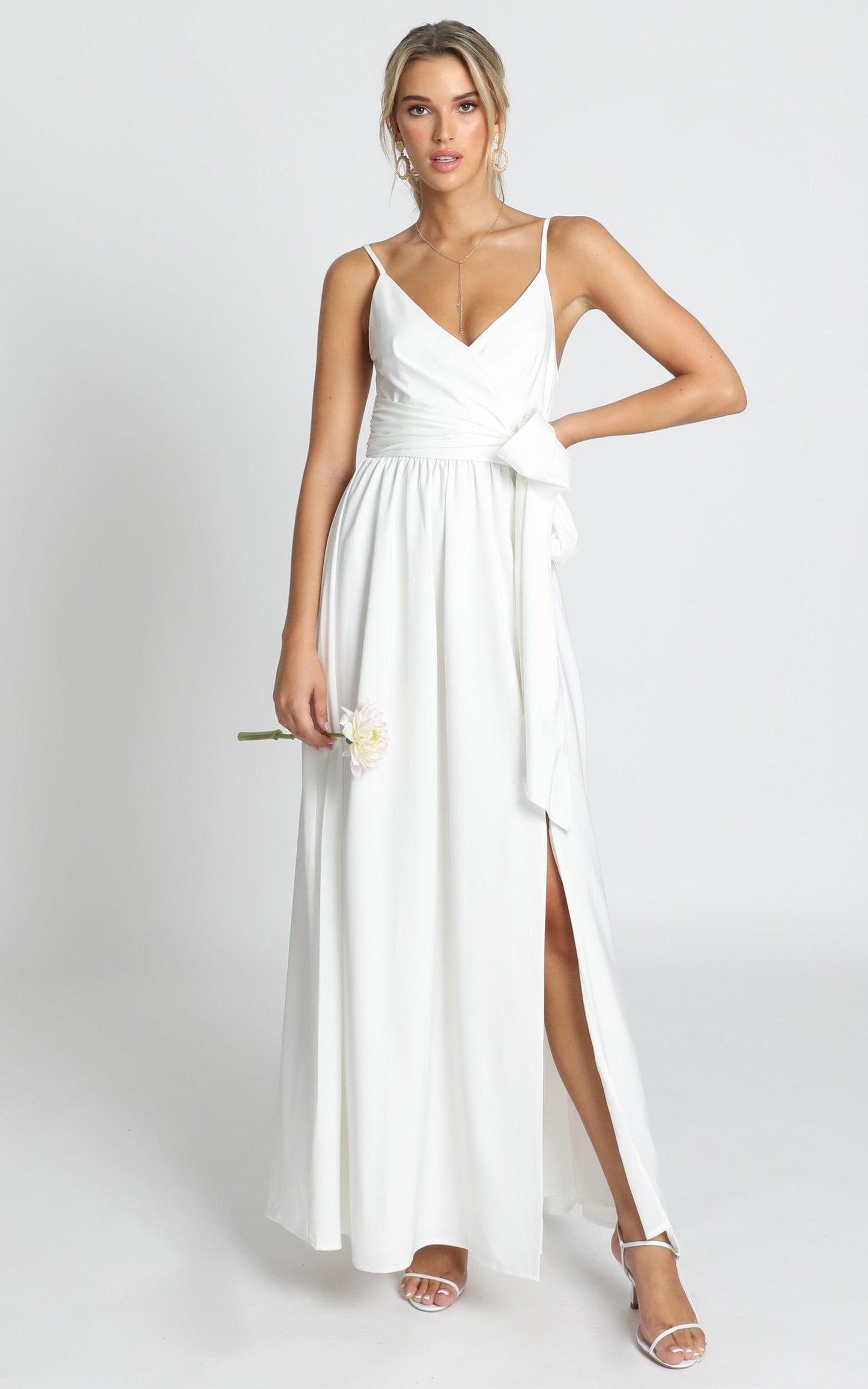 Revolve Around Me Dress in White