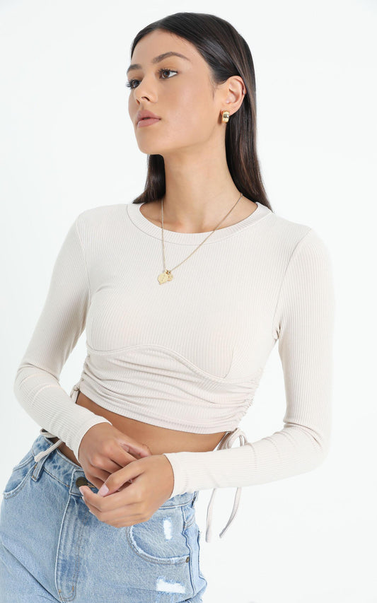 Rafi Top in Beige
