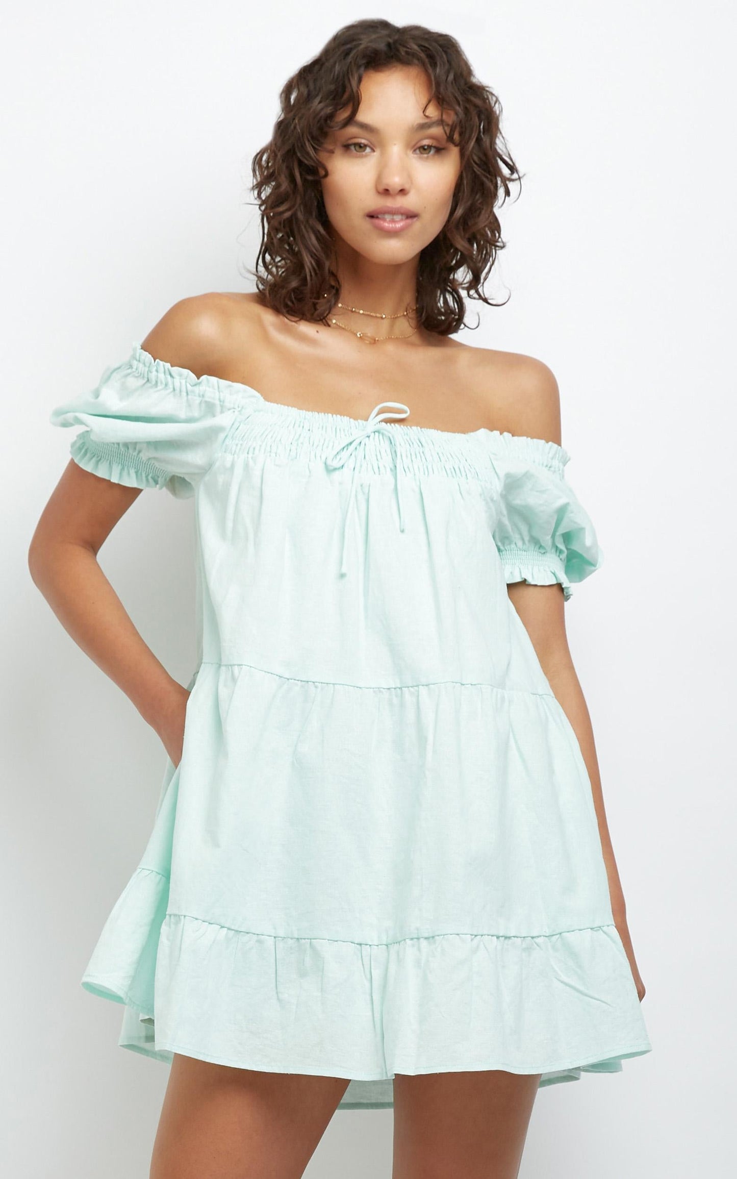 Spring Creek Dress in Mint