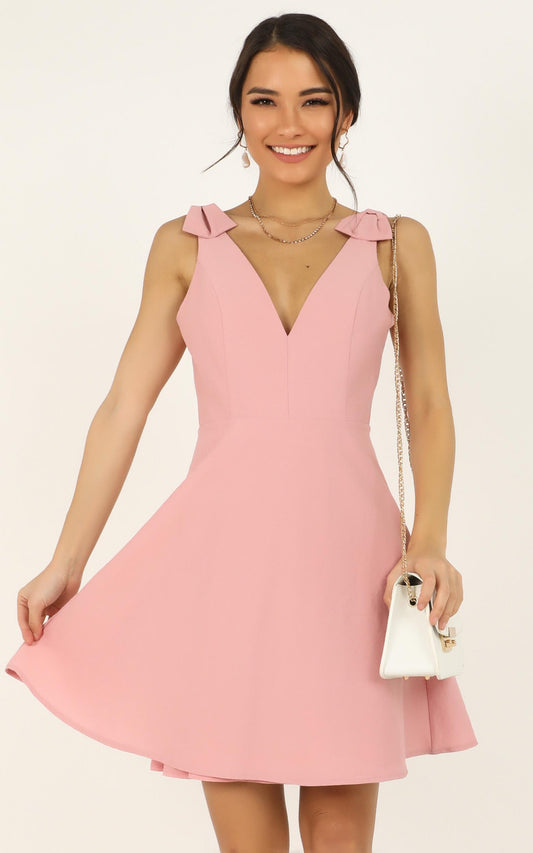 Sweetest Sunshine Dress In Blush