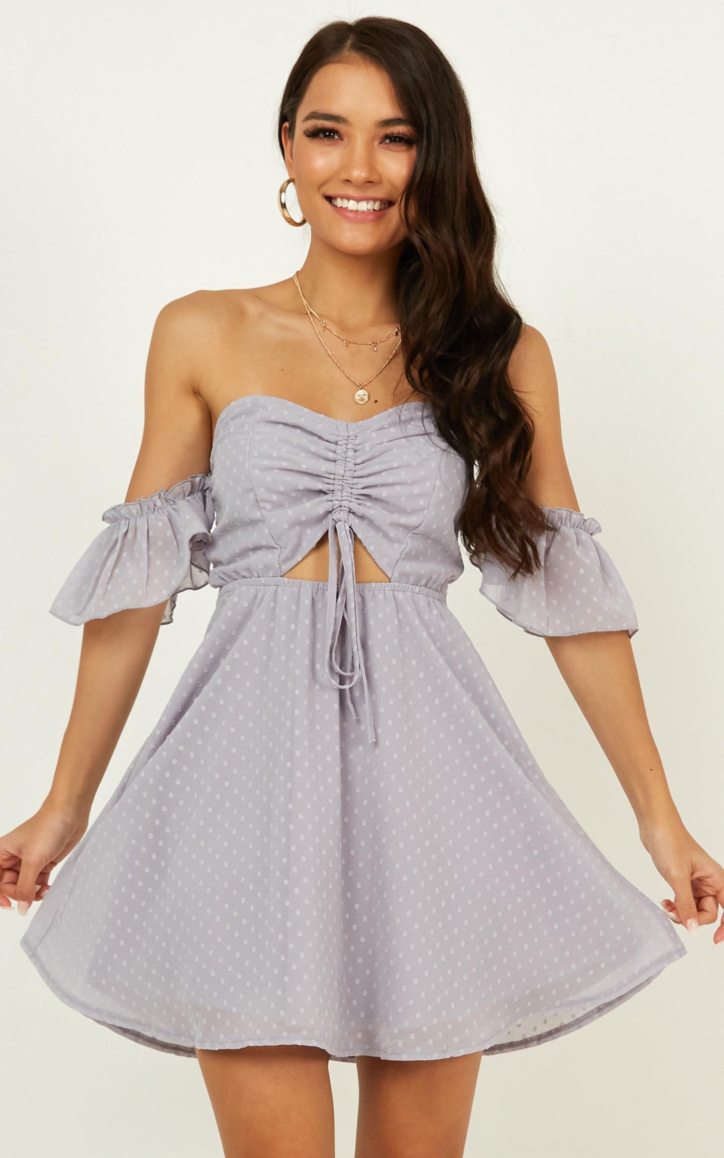 Take Flight Dress in Dove Grey