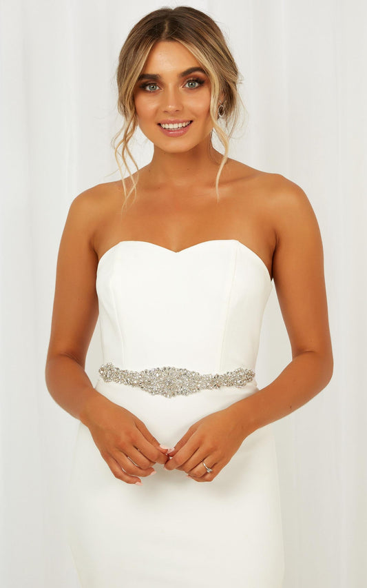 Take My Breath Away Belt In Silver