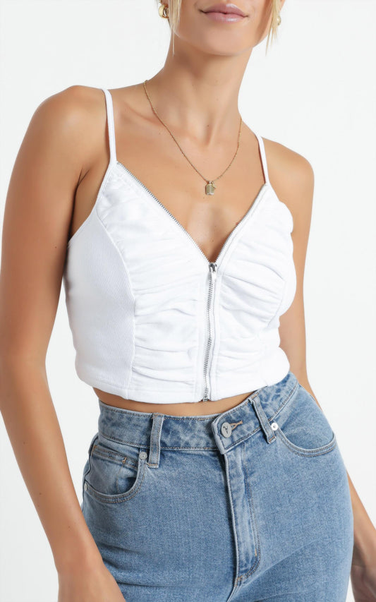 Telsa Top in White